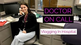 Doctor On Call Vlogging in Hospital medical resident vlog [upl. by Enelegna535]