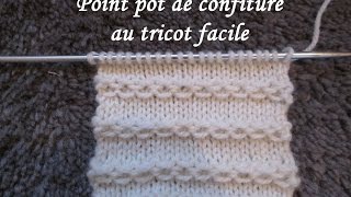 TUTO POINT CHAINETTE OU CONFITURE AU TRICOT stitch knitting PUNTO TEJIDO DOS AGUJAS [upl. by Ynnor976]