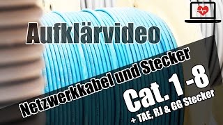 Netzwerk Kabel und Stecker  warum nutzt kaum wer Cat 7 [upl. by Irallih]