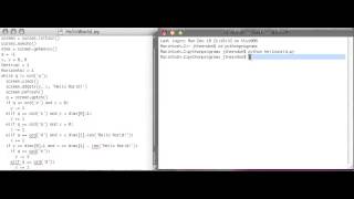 Python Curses Tutorial 7 Cursor and Move [upl. by Shae]