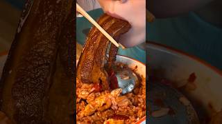 Spicy pork and rice 🤤😋🔥 asmr eating mukbang challenge [upl. by Gesner]