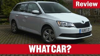 2020 Skoda Fabia Estate review  Is it still the best small estate  What Car [upl. by Ahnavas]