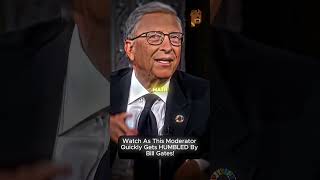 Bill Gates DESTROYS This Moderator On Live TV [upl. by Nnewg388]