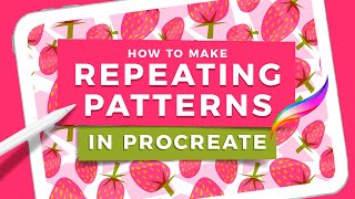 How to Make Repeating Patterns in Procreate [upl. by O'Meara]