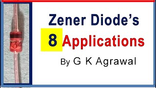 Zener diode 8 Applications of Zener diode [upl. by Lynne]