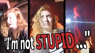 Full BodyCam DUI Arrest Of Drunk Woman Having NO BALANCE When Shes Sober Crashing Car While Texting [upl. by Aiciles]