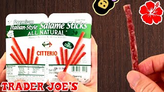 Citterio Salame Sticks  Trader Joe’s Product Review [upl. by Arnulfo]