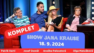 Celý díl  Show Jana Krause 18 9 2024 [upl. by Inaja]