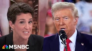 Maddow Trumps belligerent behavior at campaigns end suggests mental deterioration [upl. by Allez]