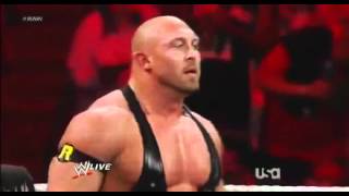 Ryback vs Stan Stansky amp Arthur Rosenberg  WWE Raw 6412mp4 [upl. by Luhey]