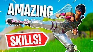 4 Crazy Fortnite Skills You NEED To Master [upl. by Nyrtak]