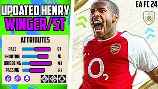 FASTEST BEST UPDATED HENRY WINGERSTRIKER BUILD EA FC 24 Pro Clubs [upl. by Lisab297]