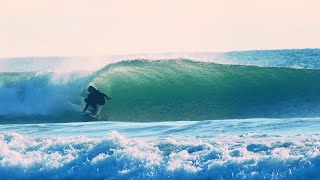 YOU WONT BELIEVE THIS IS CORNWALL BARRELING SURF BONANZA [upl. by Aisyla]