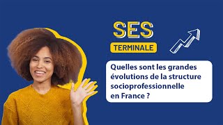 SES Terminale  Quelles sont les grandes évolutions de la structure socioprofessionnelle en France [upl. by Nylra958]