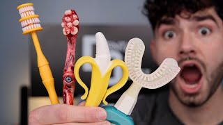 Ranking my EPIC Toothbrush Collection [upl. by Chandless237]