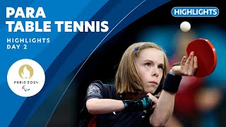 🏓 Para Table Tennis Highlights  Day 2  Paris 2024 Paralympic Games [upl. by Bilbe595]