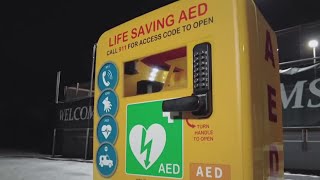 Simsbury installs its first outdoor AED [upl. by Ratha]