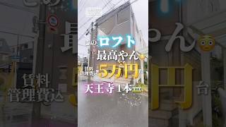 【No693】このロフト最高やん😳 大阪賃貸1人暮らし築浅角部屋お部屋探し白基調インターネット無料ロフト敷金無料 [upl. by Lyrrehs]