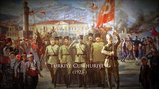 Republic of Türkiye 1923 Turkish War of Independence song quotİzmir Marşıquot [upl. by Nirihs]