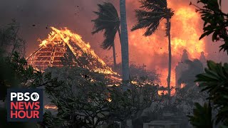 What fueled the Hawaiian wildfires that killed dozens and leveled historic Lahaina town [upl. by Rollecnahc82]