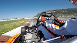 Onboard Emilien Denner SodiTM WSK Super Masters at Sarno [upl. by Aiyot758]