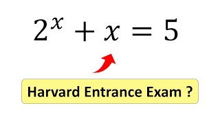 Solving a Harvard University entrance exam [upl. by Brose]