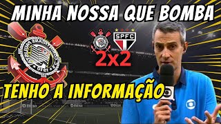 EXPLODIU LOGO APOS O CLÁSSICO DESTE DOMINGO EDGAR ALENCAR ANTECIPOU A BOMBA AO VIVO DO CORINTHIANS [upl. by Anderson]