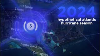 2024 Hypothetical Atlantic Hurricane Season [upl. by Narhet]