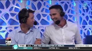 Ricky Ponting grills Kevin Pietersen [upl. by Parrnell214]