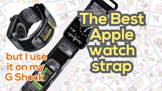 Nereides Apple Watch Strap 38mm 40mm 41mmBraided Nylon Replacement Band for iWatch Camouflage [upl. by Lokim]