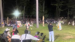 Senior men’s fancy song 2 at Menominee contest pow wow 2024 sung by Motown [upl. by Camila]