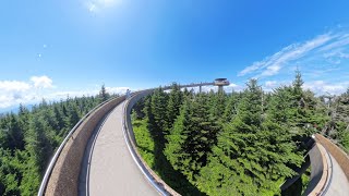 Clingmans Dome Tower Trail at the great smokey mountains Tennessee North Carolina [upl. by Reed938]