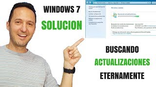 Windows 7 se queda buscando actualizaciones eternamente [upl. by Awhsoj]