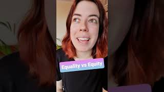 Equality vs Equity whats the difference shorts [upl. by Hgielek]