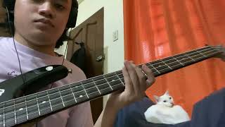 national anthem  radiohead bass cover [upl. by Dnalevets]