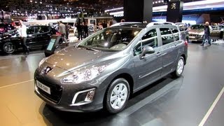 2013 Peugeot 308 SW  Exterior and Interior Walkaround  2012 Paris Auto Show [upl. by Lyrehs92]