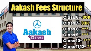 aakash fee structure । aakash fees for neet amp jee । Classes 6789101112 । 20232024 । Aakash ।। [upl. by Kusin]