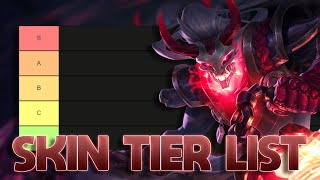 TIER LIST DAS SKINS DO THRESH MUITA CORRENTE [upl. by Girhiny]