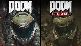 DOOM Eternal vs DOOM  Direct Comparison [upl. by Ahtel995]