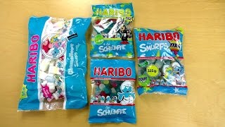 HARIBO Smurf Battle amp Bonus Unboxing [upl. by Iaw847]