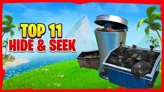 🤫 best 11 HIDE amp SEEK maps in FORTNITE  hide and seek fortnite code 🕵️‍♂️ [upl. by Aviv]