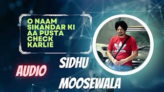 O Naam Sikandar Ki Aa Pusta Check Karlie • SIDHU MOOSEWALA PUNJABI SONGS • WALLPAPER SONGS [upl. by Leibrag]