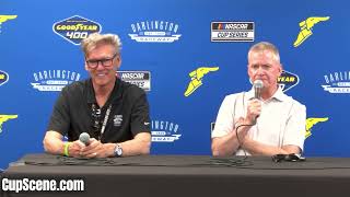 NASCAR at Darlington Raceway May 2024 Ray Evernham Jeff Burton [upl. by Reilly]