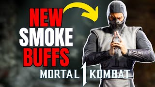 Do The New SMOKE BUFFS Make Smoke A GOOD Character Now  Mortal Kombat 1 GhostFace Patch KL Sets [upl. by Evars]