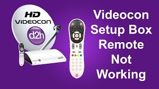 Videocon D2H setup box RF remote pairing [upl. by Rotceh]