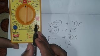 Introduction of Digital Multimeter Easy to Understand  In Hindi [upl. by Thrasher780]