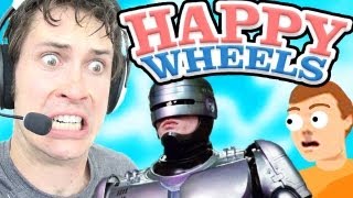 Happy Wheels  ROBOCOP [upl. by Kcirdnekal393]