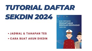 CARA MENDAFTAR SEKOLAH KEDINASAN TAHUN 2024 [upl. by Lytton]