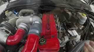 Cummins Marine Valve Cover Install [upl. by Drahsar]