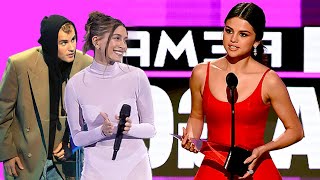 Selena Gomez Wins Award 2022 Justin Bieber amp Hailey Bieber SUPPORT [upl. by Acsot]